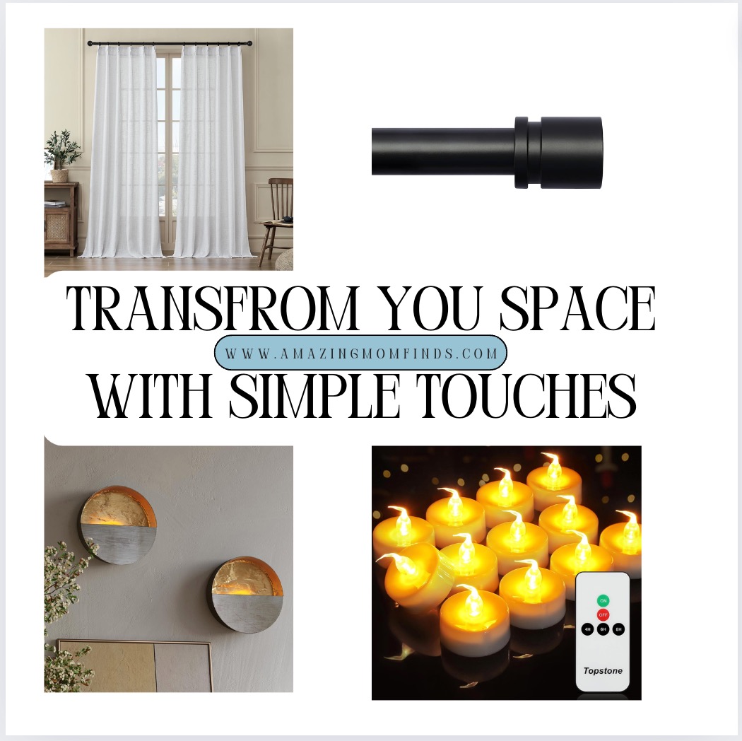 Transform your space with simple touches!
